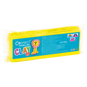 Plastelin 550g plus plastični nožek connect rumeni