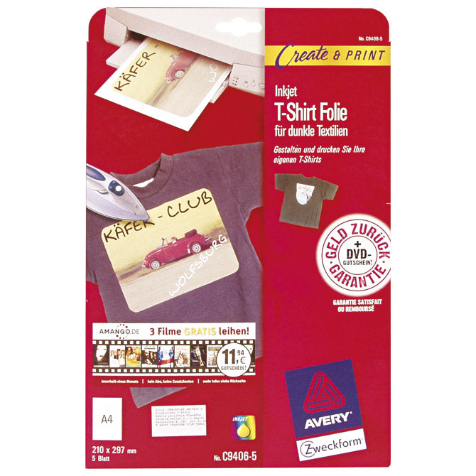 INK JET FOLIJA A4 PRENOS PK4 ZWECKFORM MD1003