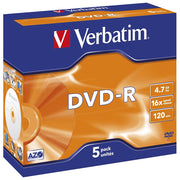 DVD-R 4,7/120 16X JC MAT SREBRNA VERBATIM 43519