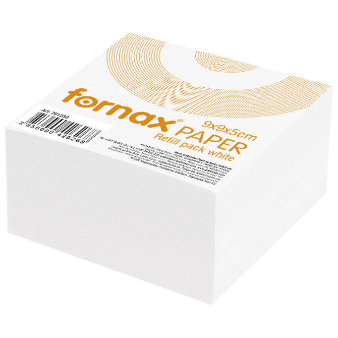 PAPIR ZA KOCKU 9X9X5CM FORNAX BIJELI