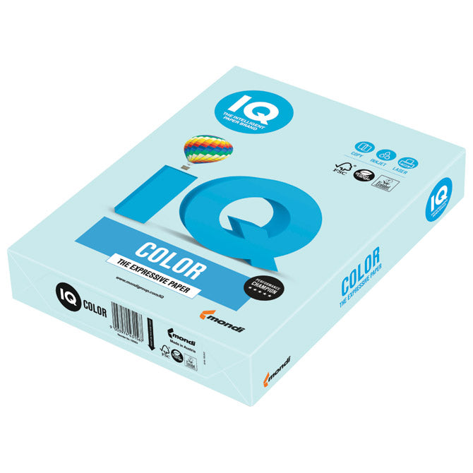 PAPIR ILK IQ PASTEL A4  80G PK500 MONDI BL29 SVIJETLO PLAVI
