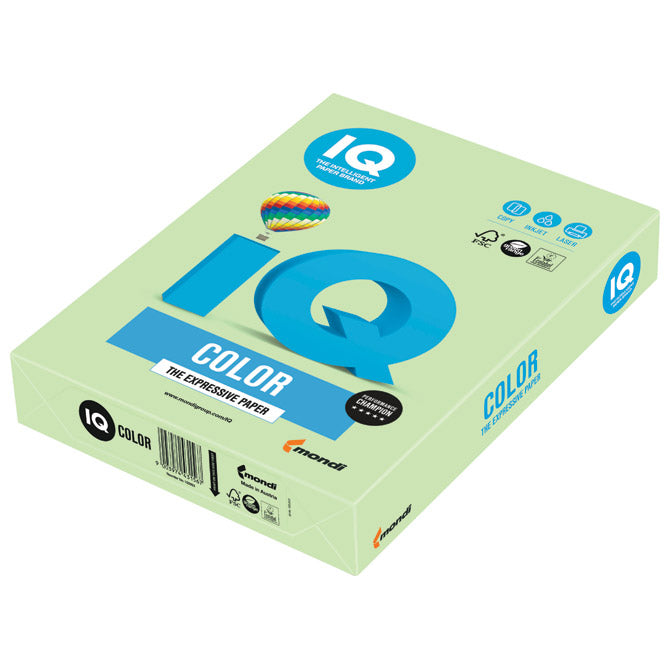 Papir ilk iq pastel a4  80g pk500 mondi mg28 zeleni