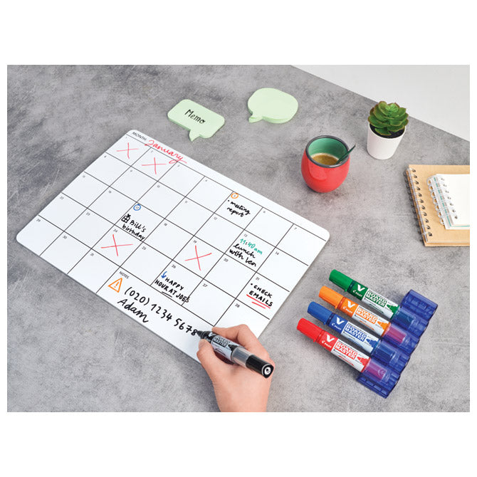 MARKER ZA BIJELU PLOČU 2,3MM V BOARD MASTER BEGREEN PILOT WBMA-VBM-M-S5-BG 5BOJA BLISTER