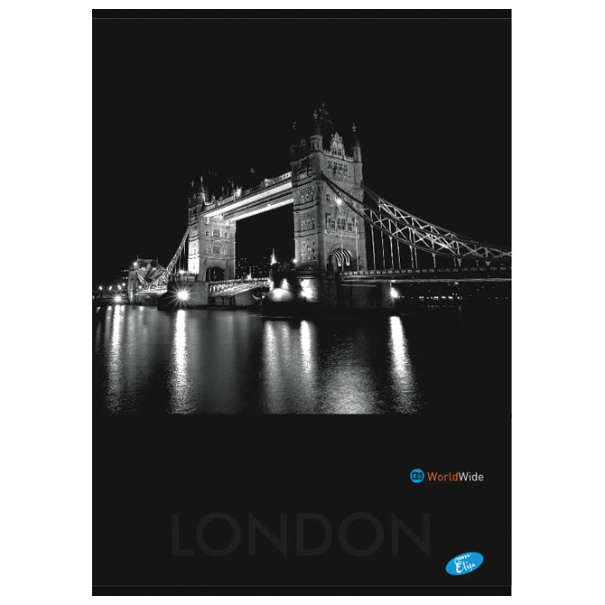Teka meki uvez A5 crte 40+2L Cities by night Elisa sortirani motivi