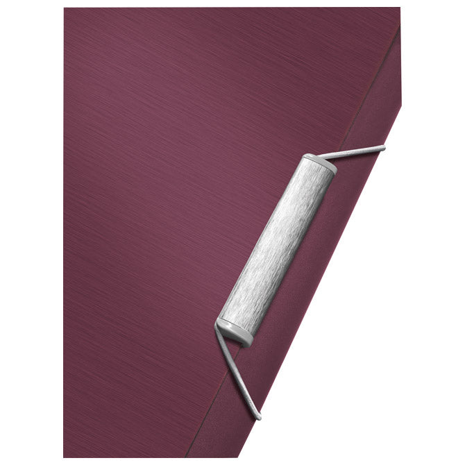 FASCIKEL MAPA Z ELASTIKO PP A4 STYLE LEITZ 39770028 BORDO