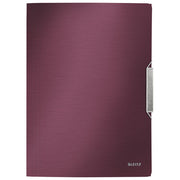 FASCIKEL MAPA Z ELASTIKO PP A4 STYLE LEITZ 39770028 BORDO