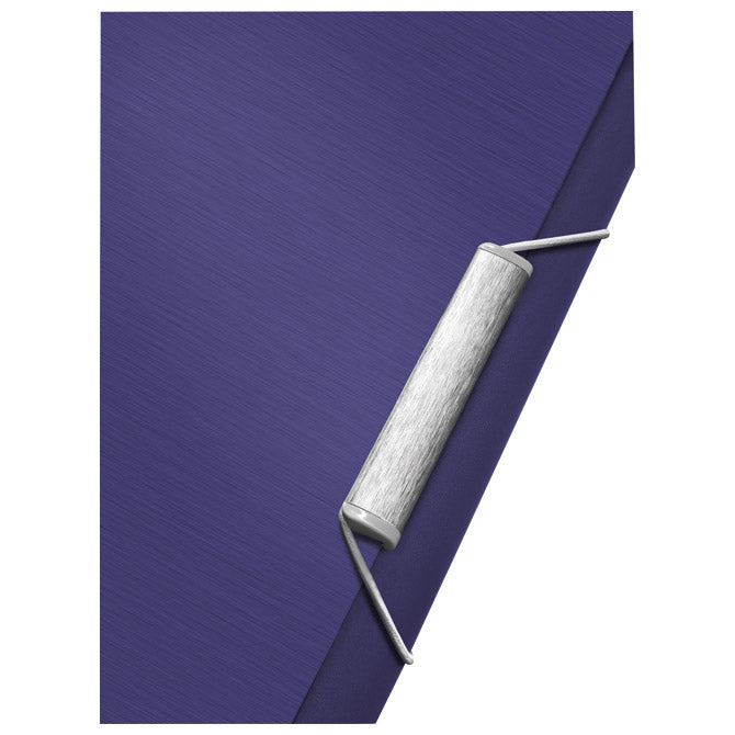 FASCIKL KLAPA S GUMICOM PP A4 STYLE LEITZ 39770069 TAMNO PLAVI