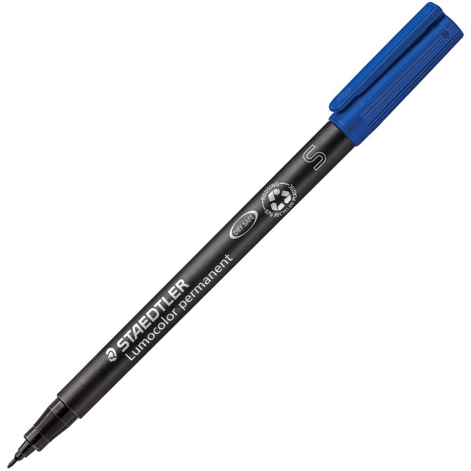 PERMANENTNI MARKER 0,4MM RECIKLIRANI LUMOCOLOR STAEDTLER 313-3 MODRA