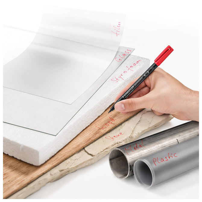 PERMANENTNI MARKER 0,4MM RECIKLIRANI LUMOCOLOR STAEDTLER 313-3 MODRA