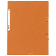 FASCIKEL MAPA Z GUMICO CHARTREUSE A4 EXACOMPTA 55504E ORANŽNI