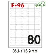 ETIKETE ILK 35,6X16,9MM ODLEPLJIVE PK100L FORNAX F-96
