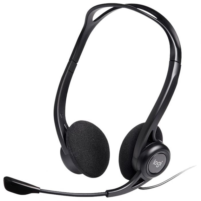 SLUŠALICE PLUS MIKROFON USB PC960 LOGITECH CRNE