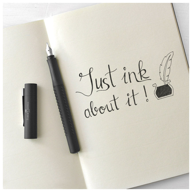 NALIVPERO GRIP 2011 (F) CLASSIC FABER CASTELL 140908 CRNO