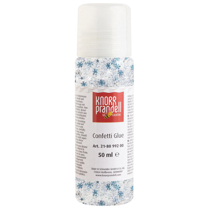Ljepilo glitter konfeti 50ml pahulje knorr prandell 21-8099204 plavo