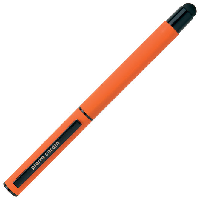 Kovinski roler z gumijastim ovojem plus pisalo na dotik za praznovanje pierre cardin b0300601ip3 oranžen