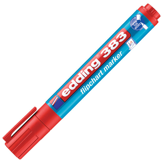 Marker flipchart 1-5mm edding 383 rdeč