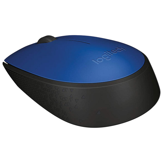 MIŠ USB 3TIPKE OPTIČKI BEŽIČNI M171 LOGITECH PLAVO/CRNI BLISTER