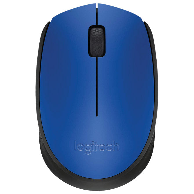 MIŠ USB 3TIPKE OPTIČNI BREZŽIČNI M171 LOGITECH MODRO/ČRNI BLISTER