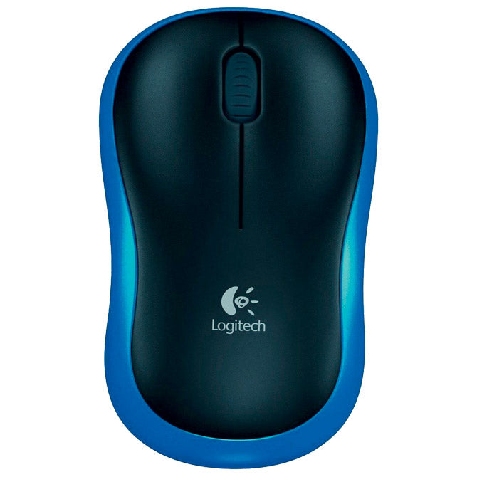 MIŠ USB 3TIPKE OPTIČNI BREZŽIČNI M185 LOGITECH MODRA/ČRNA BLISTER