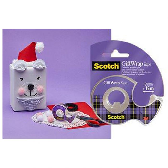TRAKA LJEPLJIVA NEVIDLJIVA 19 MM/15M SCOTCH GIFT WRAP SATIN 3M.
