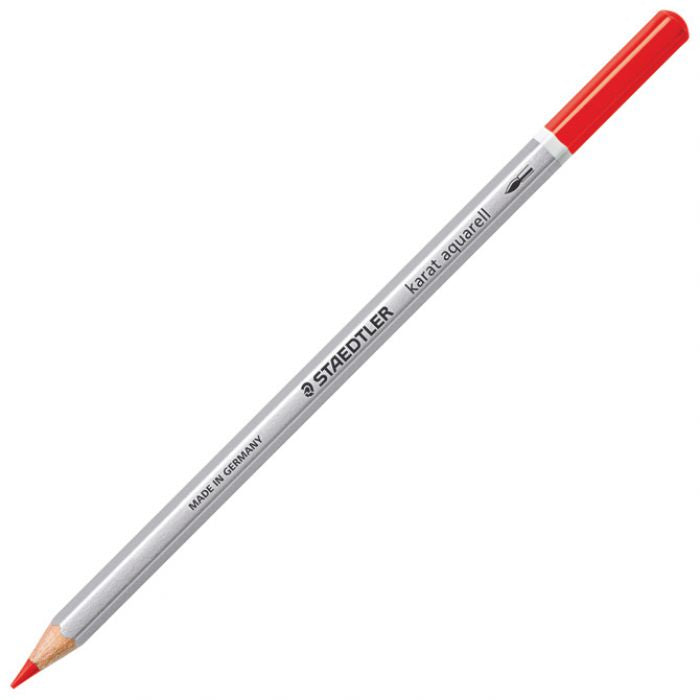 BOJA DRVENA-VODENA KARAT AQUARELL STAEDTLER 125-2 CRVENA * DO ISTEKA ZALIHA