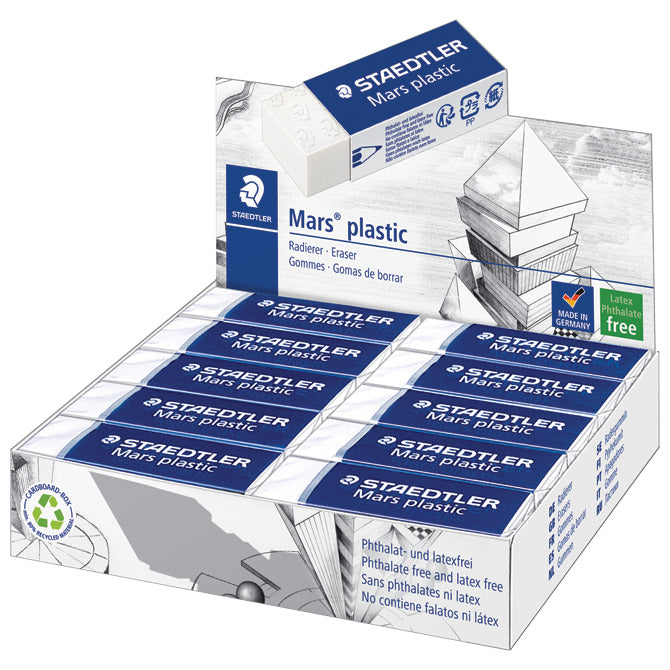 GUMICA MARS PLASTIC STAEDTLER 526 50 BIJELA-KOMAD