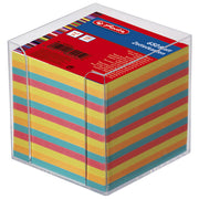 BLOK KOCKA PVC  9X9X9CM S PAPIROM U BOJI HERLITZ 1600253