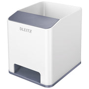 Svinčnik pvc kvadratni wow leitz 53631001 bela/siva