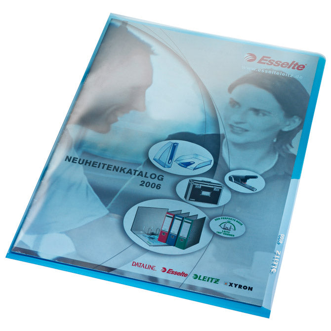 FASCIKL "L" 150MY PVC A4 LEITZ 41000235 PLAVI