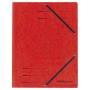 FASCIKEL MAPA Z ELASTIKO KARTON A4 HERLITZ 10843902 RDEČA