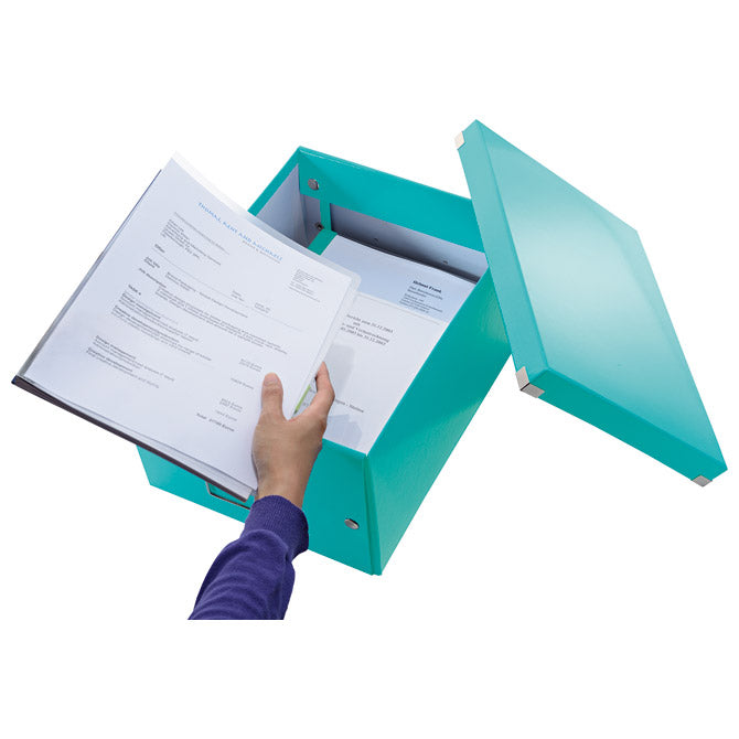 KUTIJA ARHIVSKA A4 PLUS  MEDIUM CLICK&STORE LEITZ 60440051 TIRKIZNA