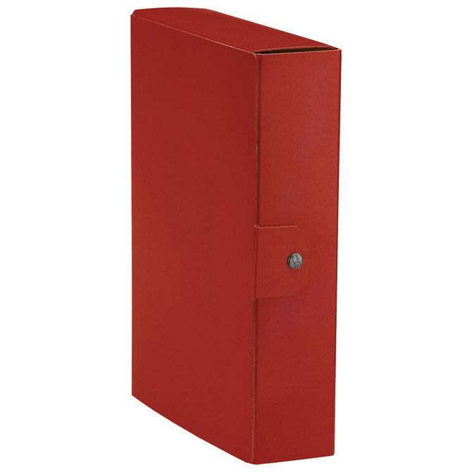 MAPA S GUMBOM HRBET - 80MM A4 DELSO LINE ESSELTE C8816/390388160 RDEČA