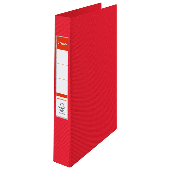 Mapa uložna 4ringa-fi25mm/hrbat-35mm a4 vivida esselte 14459 crvena