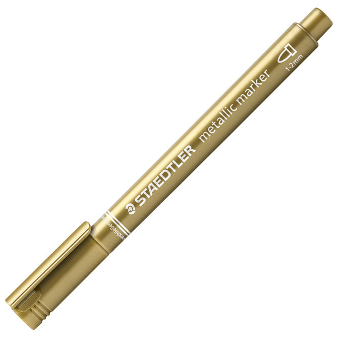 Marker nepermanentni 1-2 mm metallic pen staedtler 8323-11 zlati