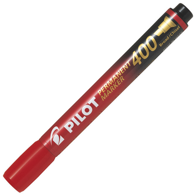 Marker permanentni 1,5-4,0mm klinasti vrh pilot sca-400-r rdeč