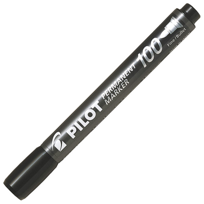 Permanentni marker 1mm okrogla konica Pilot SCA-100-B črna