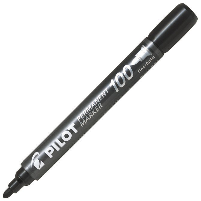 Permanentni marker 1mm okrogla konica Pilot SCA-100-B črna