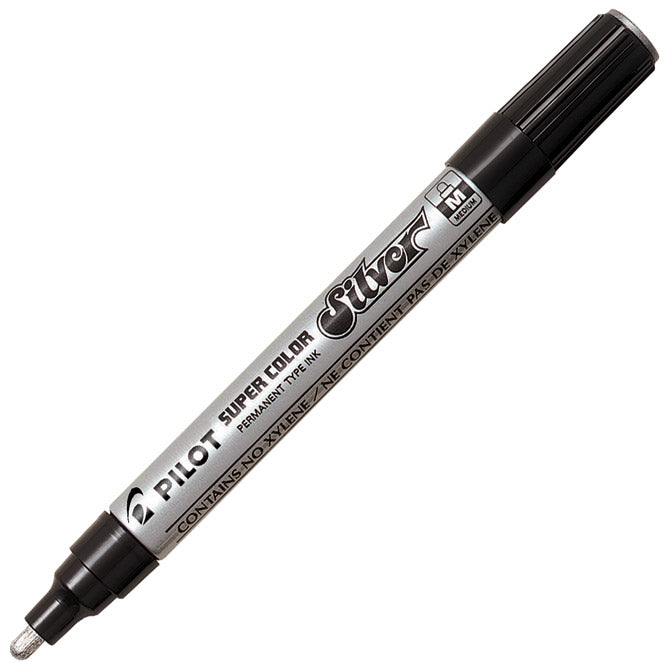Marker permanentni 2mm okrugli vrh super color pilot sc-s-m srebrni