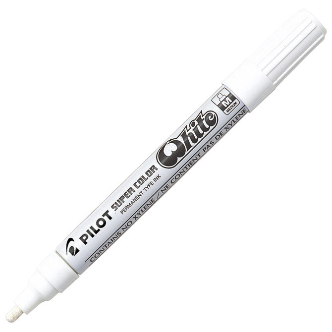 Marker permanentni 2mm okrugli vrh super color pilot sc-w-m bijeli