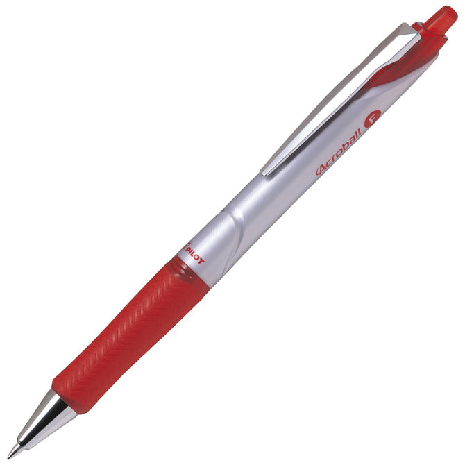 Kemični svinčnik acroball metal pilot bpab-25f-r rdeč