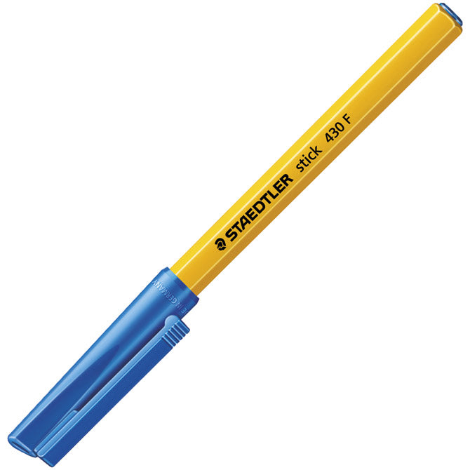 Kemični svinčnik stick staedtler 430 f-3 moder
