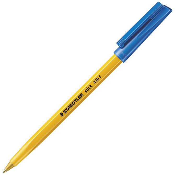 Kemični svinčnik stick staedtler 430 f-3 moder