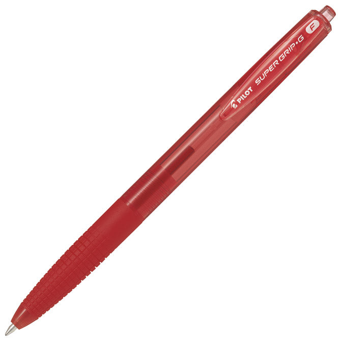 Kemični svinčnik super grip g raztegljiv pilot bpgg-8r-f rdeč