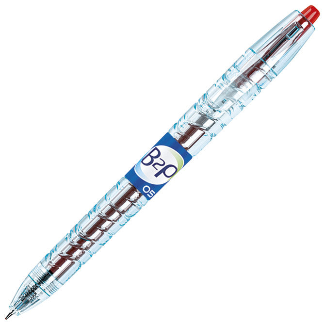 Roler gel 0,5mm steklenička do peresa begreen pilot bl-b2p-5-bg-ff-r rdeča