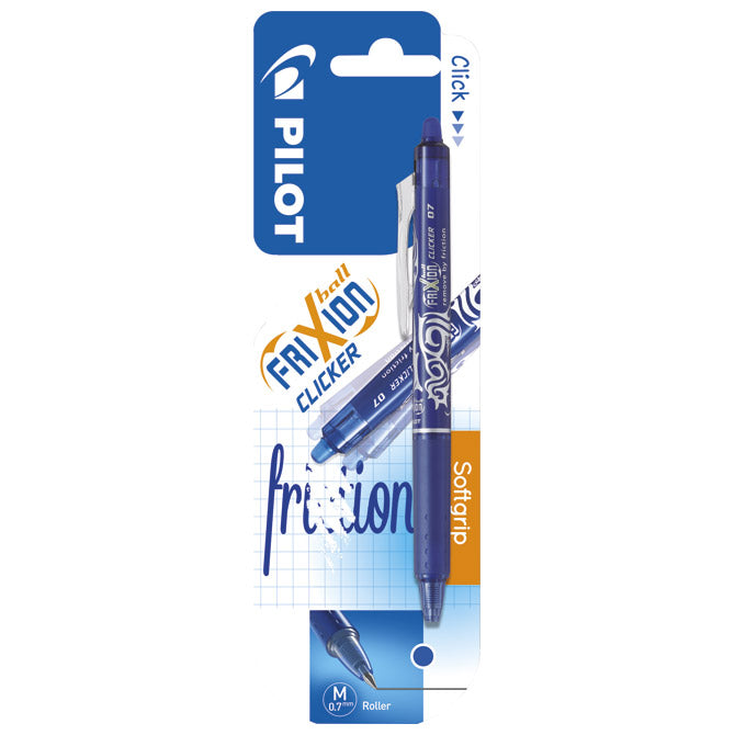 ROLER GEL 0,7 MM FRIXION BALL CLICKER PIŠI-BRIŠI PILOT BLRT-FR7-L PLAVI BLISTER