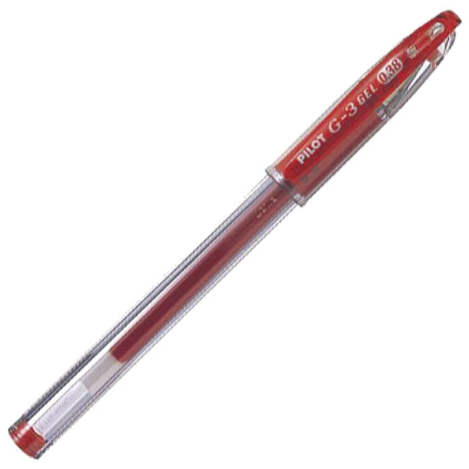 Roler gel grip 0,38mm g3 pilot bln-g3-38 rdeči