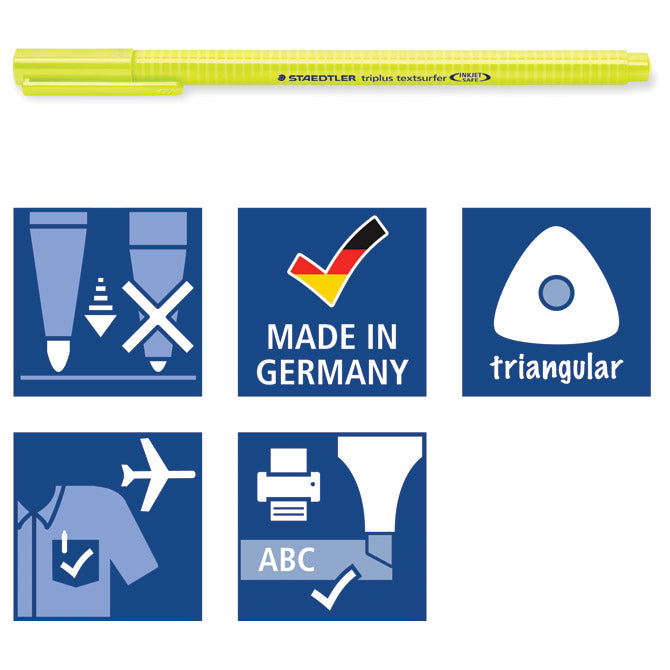 SIGNIR 1-4MM NEON TRIPLUS STAEDTLER 362-4 NARANČASTI