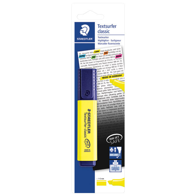 SIGNIR 1-5MM CLASSIC STAEDTLER 364-1 BKDA ŽUTI BLISTER