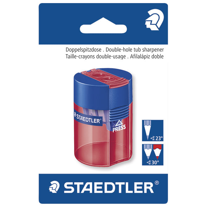 ŠILJILO METALNO S PVC KUTIJOM 2RUPE STAEDTLER 512 006 BK BLISTER