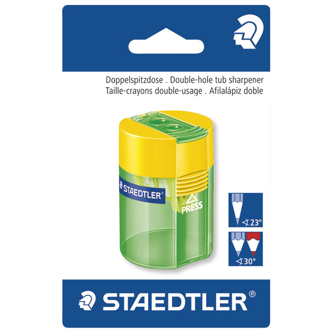 ŠILJILO METALNO S PVC KUTIJOM 2RUPE STAEDTLER 512 006 BK BLISTER